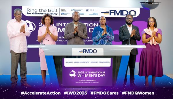 4 March - Ring the Bell for Gender Equality at FMDQ