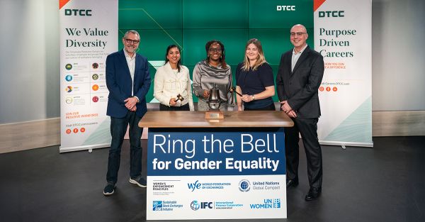 6 March - Ring the Bell for Gender Equality at DTCC