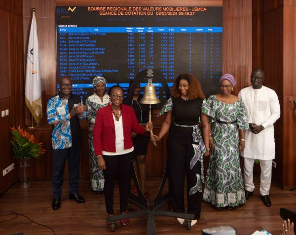 8 March - Ring the Bell for Gender Equality at BRVM