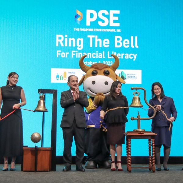 4 October 2023 - PSE takes part in global bell ringing program for financial literacy