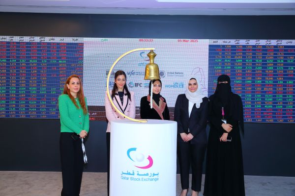 6 March - Ring the Bell for Gender Equality at the Qatar Stock Exchange