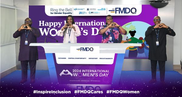 6 March - Ring the Bell for Gender Equality at FMDQ