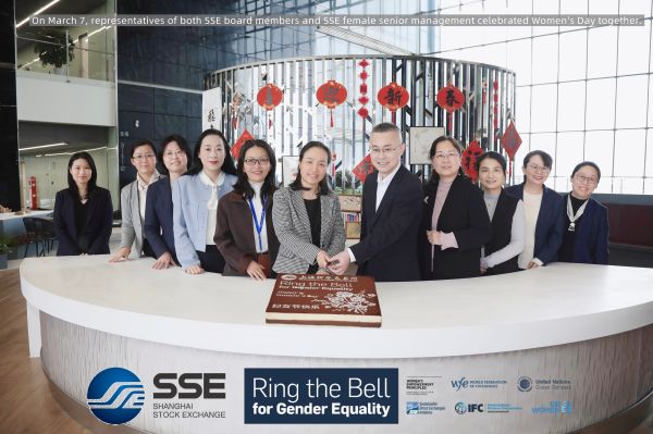 7 March - Ring the Bell for Gender Equality at the Shanghai Stock Exchange