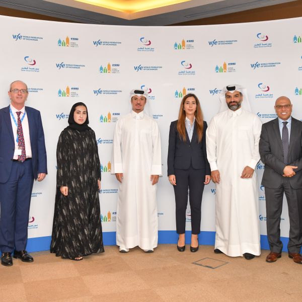 3 October 2023 - Ring the Bell opening ceremony at the Qatar Stock Exchange