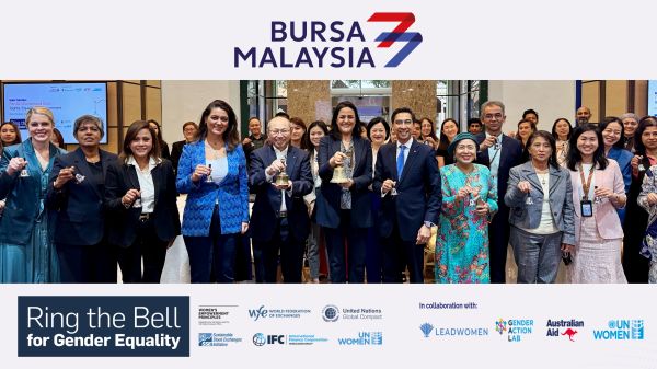 12 March - Ring the Bell for Gender Equality at Bursa Malaysia