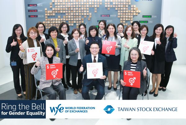 10 March - Ring the Bell for Gender Equality at the Taiwan Stock Exchange