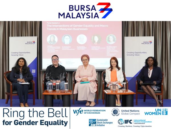 8 March - Ring the Bell for Gender Equality at Bursa Malaysia
