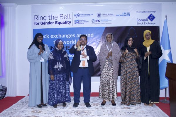 7 March - Ring the Bell for Gender Equality at Somali Stock Exchange
