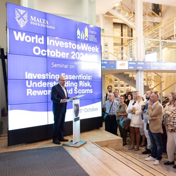 8 October 2024 - Malta Stock Exchange Rings the Bell for Financial Literacy